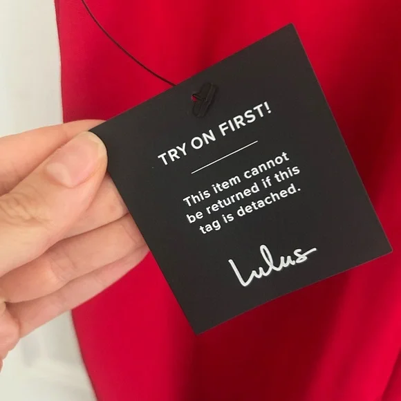 LULUS | Red dress - Picture 6 of 7